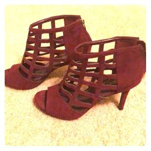 Wine/ Burgundy Madeline Stuart booties